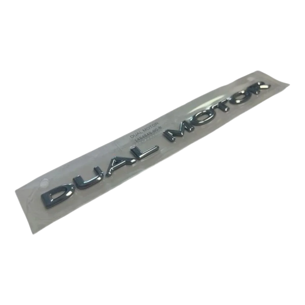Genuine Tesla DUAL MOTOR BADGE Chrome Logo For Model 3 / Model Y