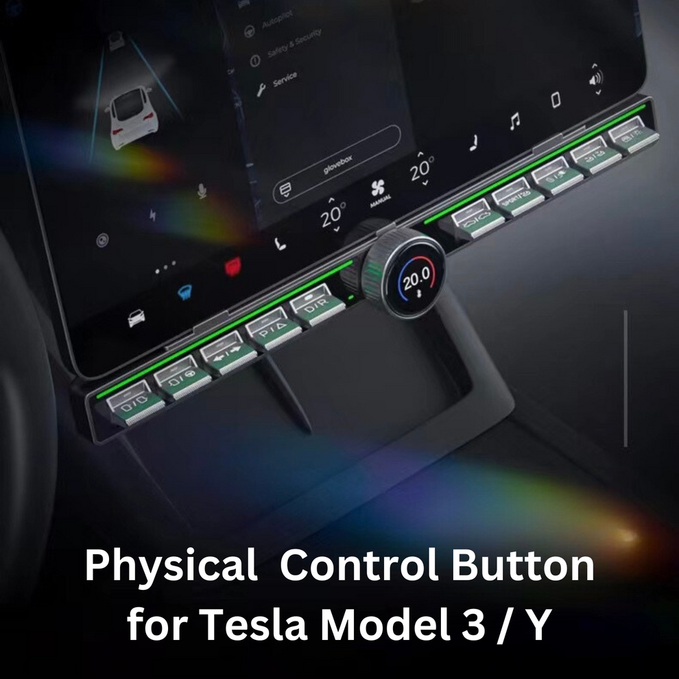 Center Console Physical Control Button Multiple Functions for Tesla Mo ...